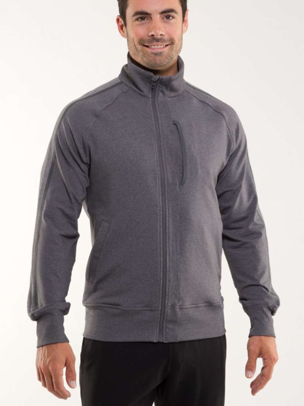 Lululemon Men's Kung Fu Jacket in Heathered Dark Slate